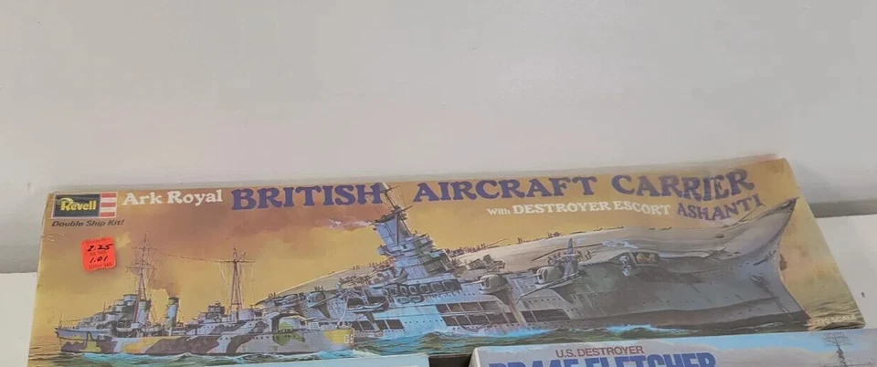 Revell 1:720 SCALE Ark Royal British Aircraft Carrier W/Destroyer #H312~SEALED - Image 1 of 1