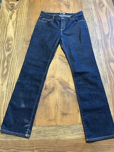 Gap 1969 Women's Mid Rise Curvy Fit Straight Leg Dark Wash Blue Size 8/29R - Picture 1 of 8