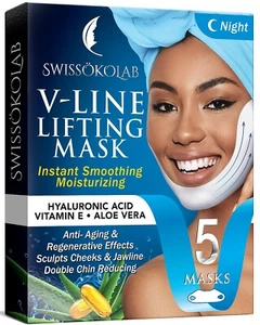 V Line Mask Chin Up Patch Double Chin Reducer Chin Mask V Up Contour Tightening  - Picture 1 of 7