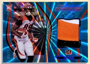 Tee Higgins RC 2020 Certified New Generation Jerseys  3 color patch 11 of 50 SP - Picture 1 of 2
