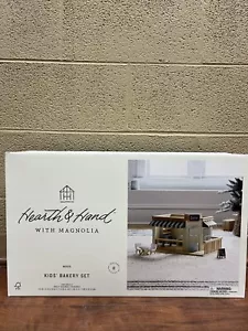 NEW Hearth & Hand with Magnolia Wooden Toy Bakery Shop, Kids Bakery Set - Picture 1 of 3