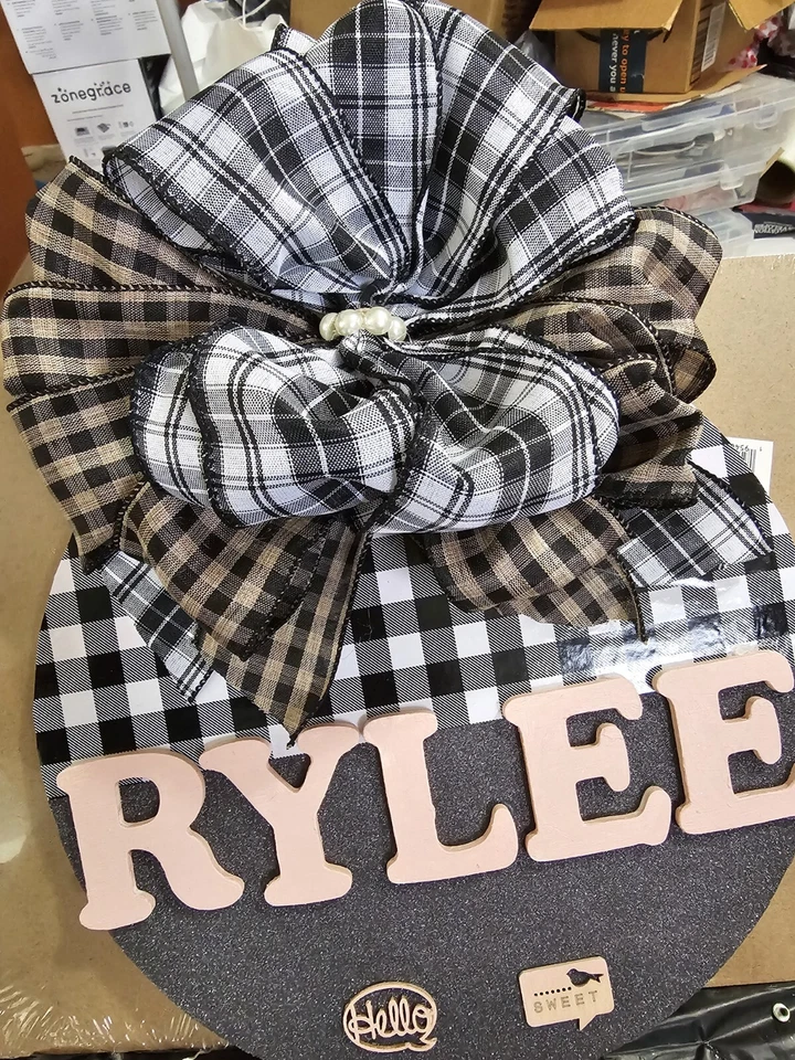 Nombre de bebé de madera Foto 1 de 1