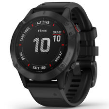 GPS Garmin Fenix 6 Pro EcoTread Reloj inteligente negro con banda negra