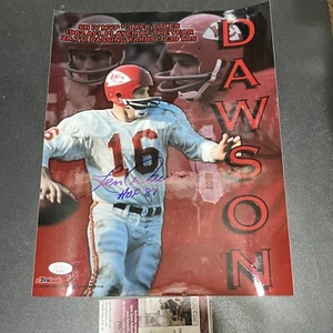 LEN DAWSON Signed KC CHIEFS 11X14 PHOTO SB MVP JSA /Coa - Picture 1 of 3