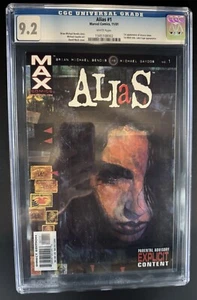 Marvel Comics Alias #1 2001 CGC 9.2 Primera aparición Jessica Jones 1er título MAX - Imagen 1 de 20