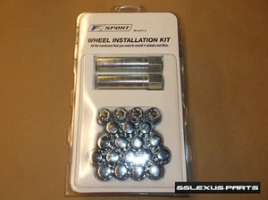Lexus CT200H OEM F-SPORT WHEEL LOCK INSTALLATION KIT (Chrome) PTR27-30010 - Picture 1 of 2
