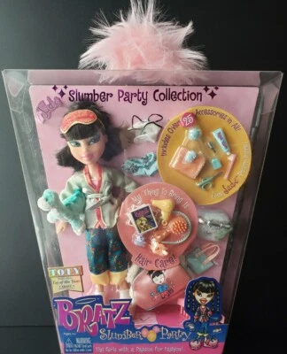 2002 年 MGA Bratz Slumber Party Collection 玉石 MIB 娃娃 罕见 复古  — 第 1/3 张图片