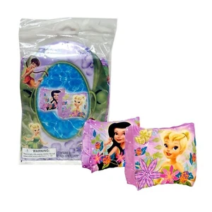 DISNEY FAIRIES TINKERBELL Niños Niña Brazo Flotadores Piscina Brazalete Flotadores Alas de Agua - Imagen 1 de 10