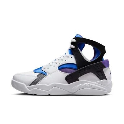 [FD0183-101] Mens Nike AIR FLIGHT HUARACHE OG 'WHITE VARSITY PURPLE (2023)' - Image 1 of 4