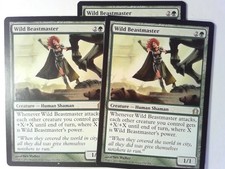 3x Wild Beastmaster	 Return to Ravnica - Magic the Gathering MTG - Green