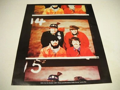BEATLES Strawberry Fields film type retro style 1994 Promo Display Ad - Image 1 of 2