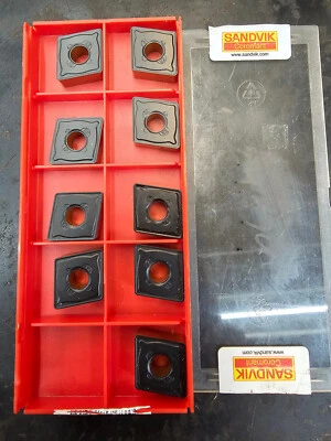 Cantidad 9 insertos de carburo Sandvik CNMG 543 KR CNMG160612-KR 3210 grado Foto 1 de 2