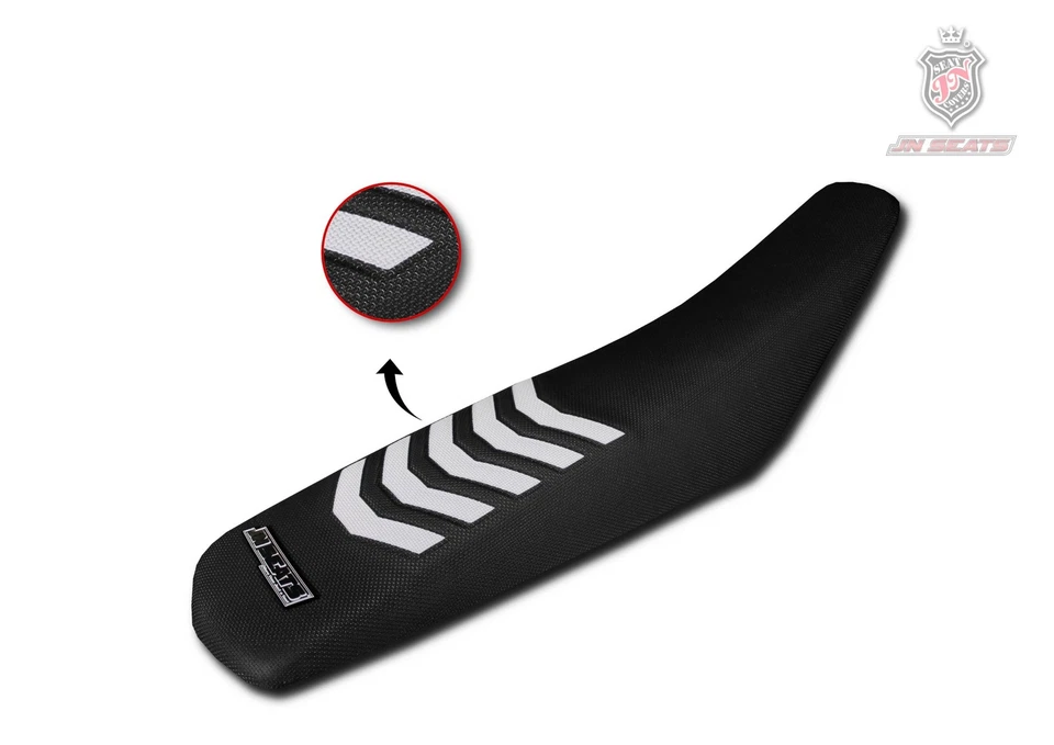 Yamaha Yz 85 2015-2021 JN-Design Anti-Slip Seat Cover Black & White - Image 1 of 1