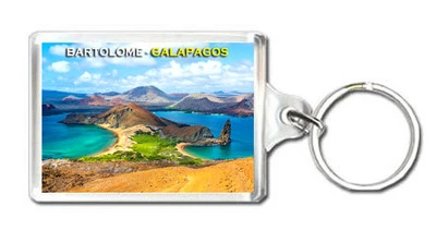 BARTOLOME ISLAND GALAPAGOS KEYRING SOUVENIR LLAVERO