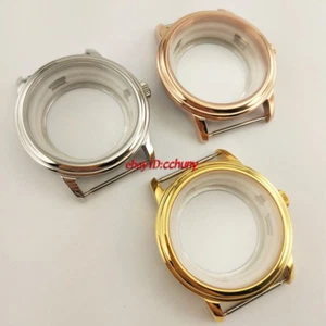 42mm Silber/Golden/Roségold Uhrengehäuse passend für NH34 NH35 NH36 Uhrwerk - Bild 1 von 13