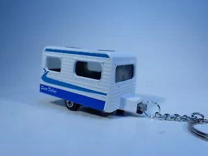 Casa rodante Caravana años 70 remolque de viaje años 70 llavero - Imagen 1 de 4