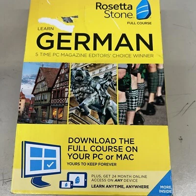 Rosetta Stone German Full Course Online Subscription with Download - Image 1 of 2