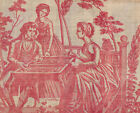 Franzsisch, Frhes 19. Jahrhundert – Toile-De-Jouy-Szene Mit Figuren