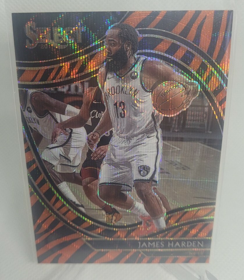 2020-21 Select Tiger Stripe Prizm Courtside Level #212 James Harden