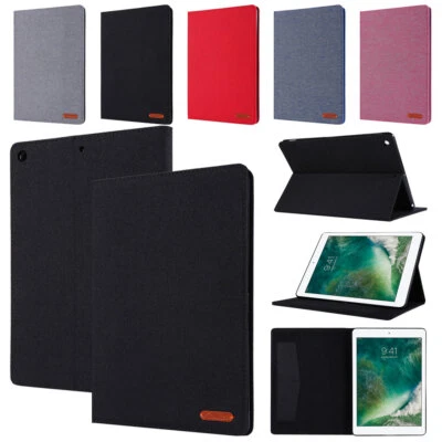 For Apple iPad 5/6th Gen 9.7 inch Woven Design Magnetic Smart Tablet Case Cover - Image 1 of 4