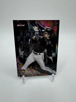 2024 Topps Finest - Rare Black Refractor Corbin Carroll /15 sp 🔥🔥🔥 - Image 1 of 3