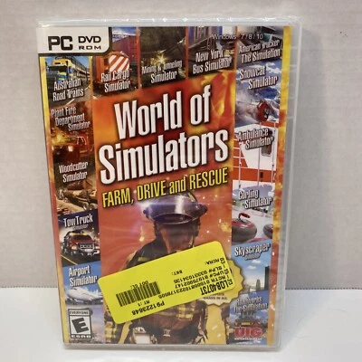 World Of Simulators Farm, Drive And Rescue 22 Complete Games PC Free Shipping - Image 1 of 4