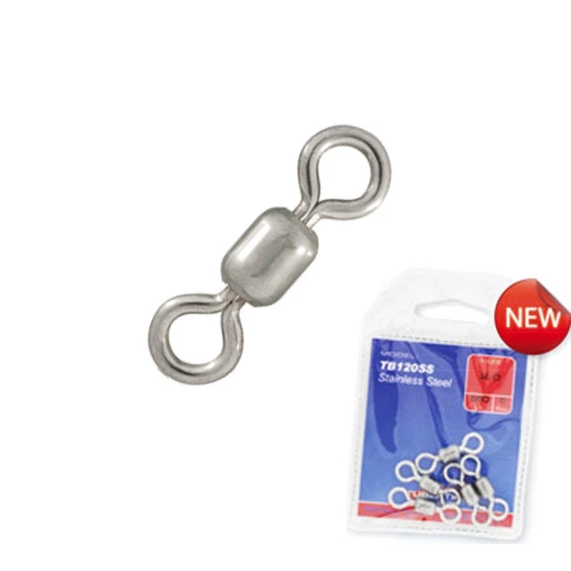 GIRELLA TB 120 SS SIZE 8 TUBERTINI 36 KG IN ACCIAIO INOX SWIVEL CRANE PESCA Foto 1 de 1