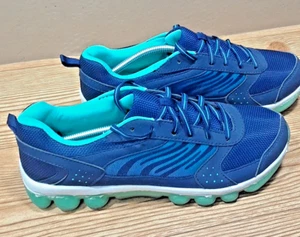 Danskin Now Athletic Shoes Sneakers Memory Foam womens Size 9.5  Blue Aqua - Picture 1 of 8