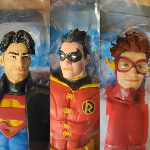 McFarlane DC Multiverse Young Justice Robin Tim Drake Superboy Impulse LOT Cover