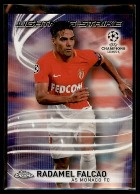 2017-18 Topps Cromo UEFA CL Lightning Strike Radamel Falcao - AS Monaco FC Foto 1 de 2