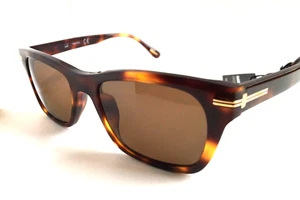 Gafas de sol polarizadas Dunhill SDH014 748P Tortoise 52 mm para hombre - Imagen 1 de 6