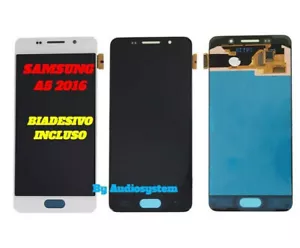 DISPLAY LCD TOUCH SCREEN per SAMSUNG GALAXY A5 2016 SM-A510F 510DS VETRO SCHERMO - Imagen 1 de 3
