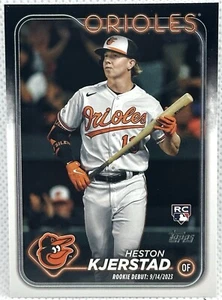 2024 Topps Update Heston Kjerstad Rookie #US86 Baltimore Orioles (369) - Picture 1 of 2