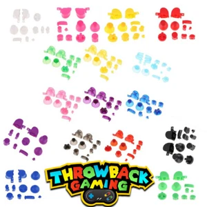 *CHOOSE COLOR* Nintendo GameCube Controller Buttons Full Set Kit *USA SELLER* - Picture 1 of 19