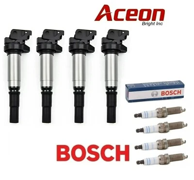 Bobina de encendido y bujía de iridio OEM Bosch para Mini Cooper S JCW 1,6 L Foto 1 de 4