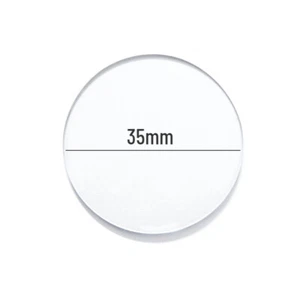35mm Dia Replacement Curved Cover Lid for Dial Caliper Test Indicator - Picture 1 of 3