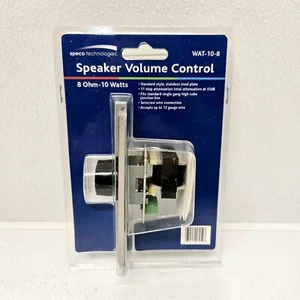 Speco Technologies Altoparlante Controllo Volume WAT108 WAT-10-8, 8 Ohm, 10 Watt - Foto 1 di 6