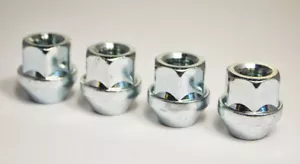 Set Di 4 X M14 X 2.0, 19mm Esagonale Aperto Lega Ruota Dadi (Argento) - Foto 1 di 2