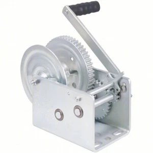 DL Pulling Winch Heavy Duty DL2000 AB 2000 lbs w/ Hand Brake Zinc Plated - Bild 1 von 3