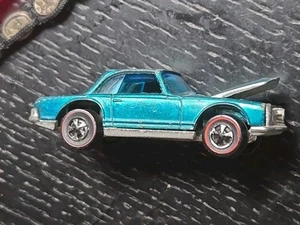 1969 Era REDLINE AQUA MERCEDES 280SL WITH DARK INTERIOR - HOT WHEELS - Picture 1 of 9