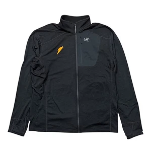 Arc'teryx Delta Fleece Zip Jacket Gatorade Embroidered Logo Black Mens XL - Picture 1 of 9