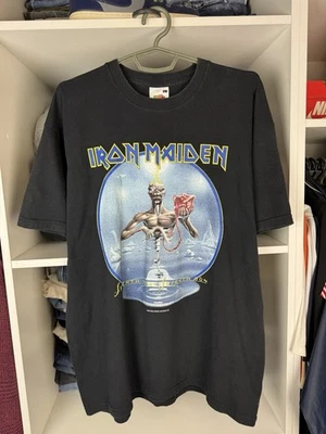 Camiseta vintage 2003 Iron Maiden 'Seventh Son of a 4 Seventh Son' talla L Foto 1 de 4