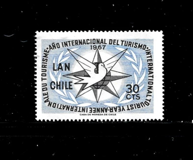 Chile  Stamp Scott # C278-30-Mint/NH-OG-1967-Air Mail - Image 1 of 1