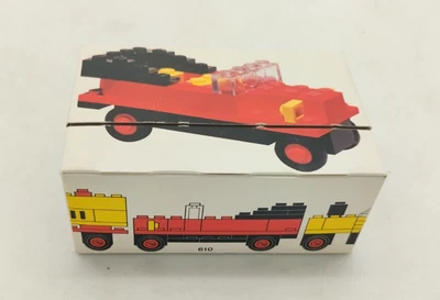 LEGO 610 Vintage Car OVP GOOD COMPLETE Box Legoland Town 70s Vintage Retro - Bild 1 von 4