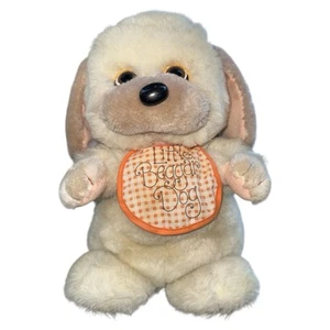 "De colección 1982 Applause Little Beggar perro peluche cachorro animal de peluche con babero 12""" - Imagen 1 de 5