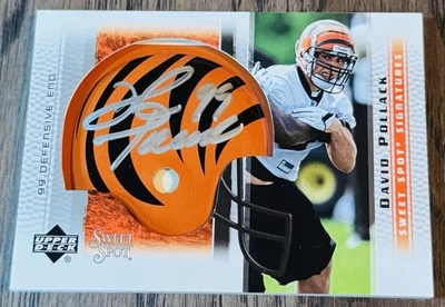 2005 Upper Deck Sweet Spot Signatures David Pollack #SS-DP Rookie Auto RC - Image 1 of 2