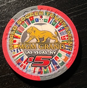MGM Grand casino - Poker $5 Casino   World Soccer Tournament - Picture 1 of 2