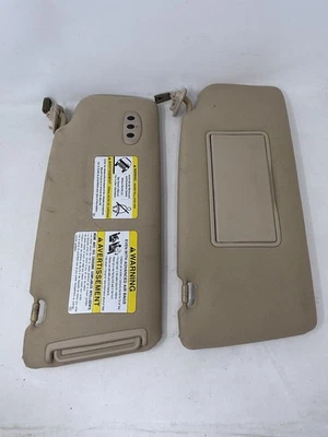 2006-2014 Subaru B9 Tribeca Right Left Sun Visor Homelink Lighted Beige OEM Foto 1 de 4