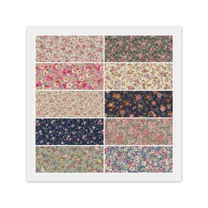 FLORES DE CAMPO, 100% Tela Algodón - 40) PACK DE DIJES DE 5", 20) PASTEL DE CAPAS DE 10" - Imagen 1 de 3