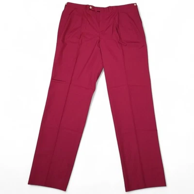 Calça Jack Nicklaus Masculina W42 Vermelha Americana Internacional Esportiva Clássica de Golfe - Imagem 1 de 4